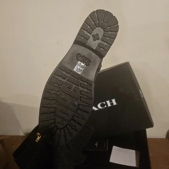 Coach Black Knee-High Boots - Picture 2 of 3